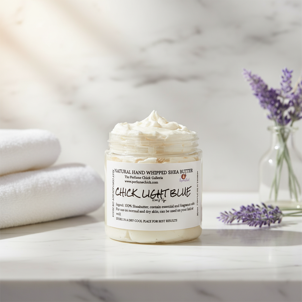 Chick Light Blue-Shea Butter
Inspired by Dolce & Gabbana Light Blue.
